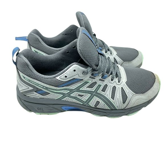 Asics Gel Venture 7 Sneakers Running Shoes Gray Size 9.5 Women Athletic Footwear - Picture 6 of 6